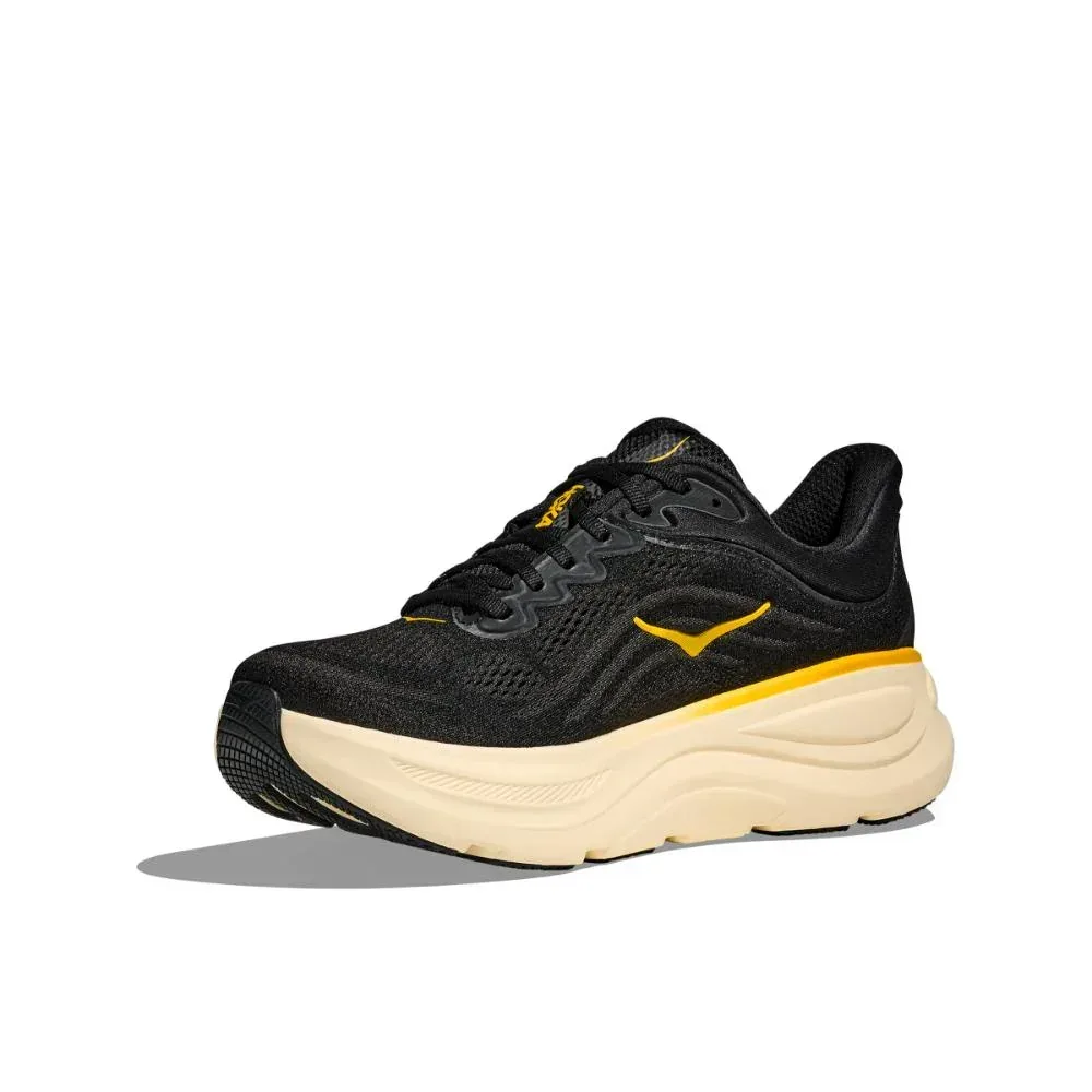 נעלי ריצה הוקה בונדי 9 לגברים Hoka BONDI 9 1162011 /CWG CARBON BLACK/YELLO - Image 2