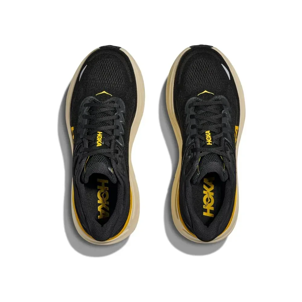 נעלי ריצה הוקה בונדי 9 לגברים Hoka BONDI 9 1162011 /CWG CARBON BLACK/YELLO - Image 4