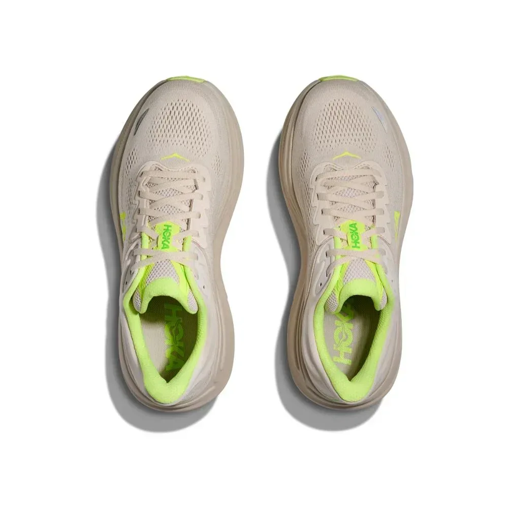 נעלי ריצה הוקה בונדי 9 לגברים Hoka BONDI 9 1162011/GYZ GROUT/NEON - Image 2