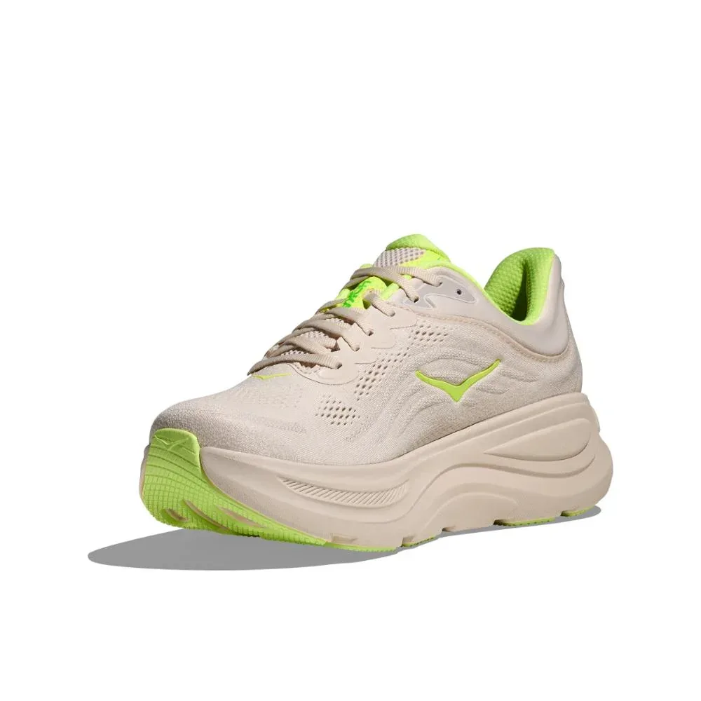 נעלי ריצה הוקה בונדי 9 לגברים Hoka BONDI 9 1162011/GYZ GROUT/NEON - Image 3