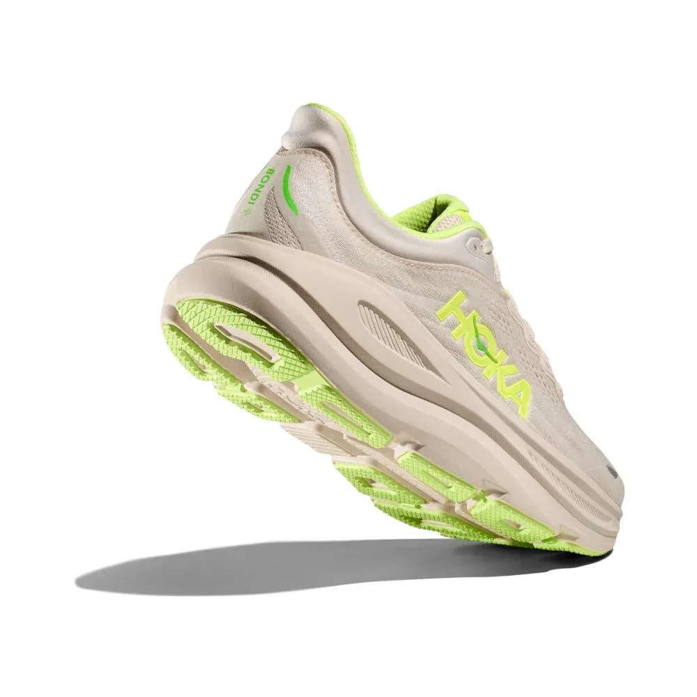 נעלי ריצה הוקה בונדי 9 לגברים Hoka BONDI 9 1162011/GYZ GROUT/NEON - Image 4