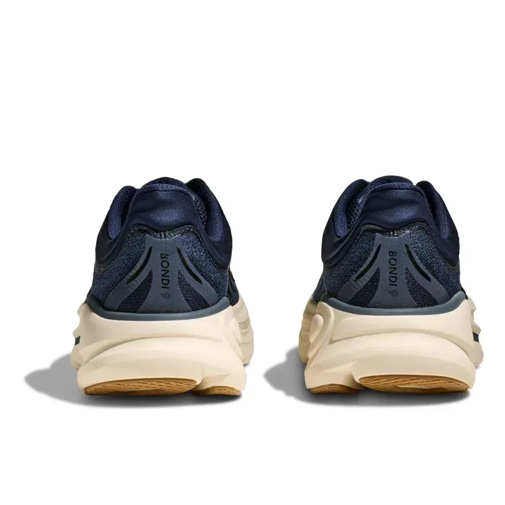 נעלי ריצה הוקה בונדי 9 רחבות לגברים Hoka BONDI 9 WIDE (2E)  1162013/MVR MIDNIGHT BLUE - Image 5