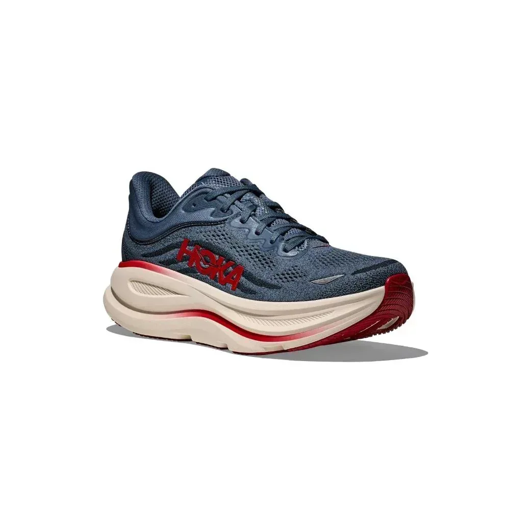 נעלי ריצה הוקה בונדי 9 רחבות לגברים Hoka BONDI 9 WIDE  (2E) 1162013/TDRC THUNDER CLOUD - Image 3