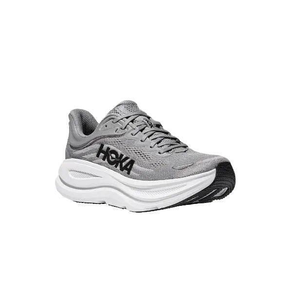 נעלי ריצה הוקה בונדי 9 אקסטרה רחבות לגברים Hoka BONDI 9 X-WIDE (4E) 1162015/GCTC GALACTIC GREY - Image 2