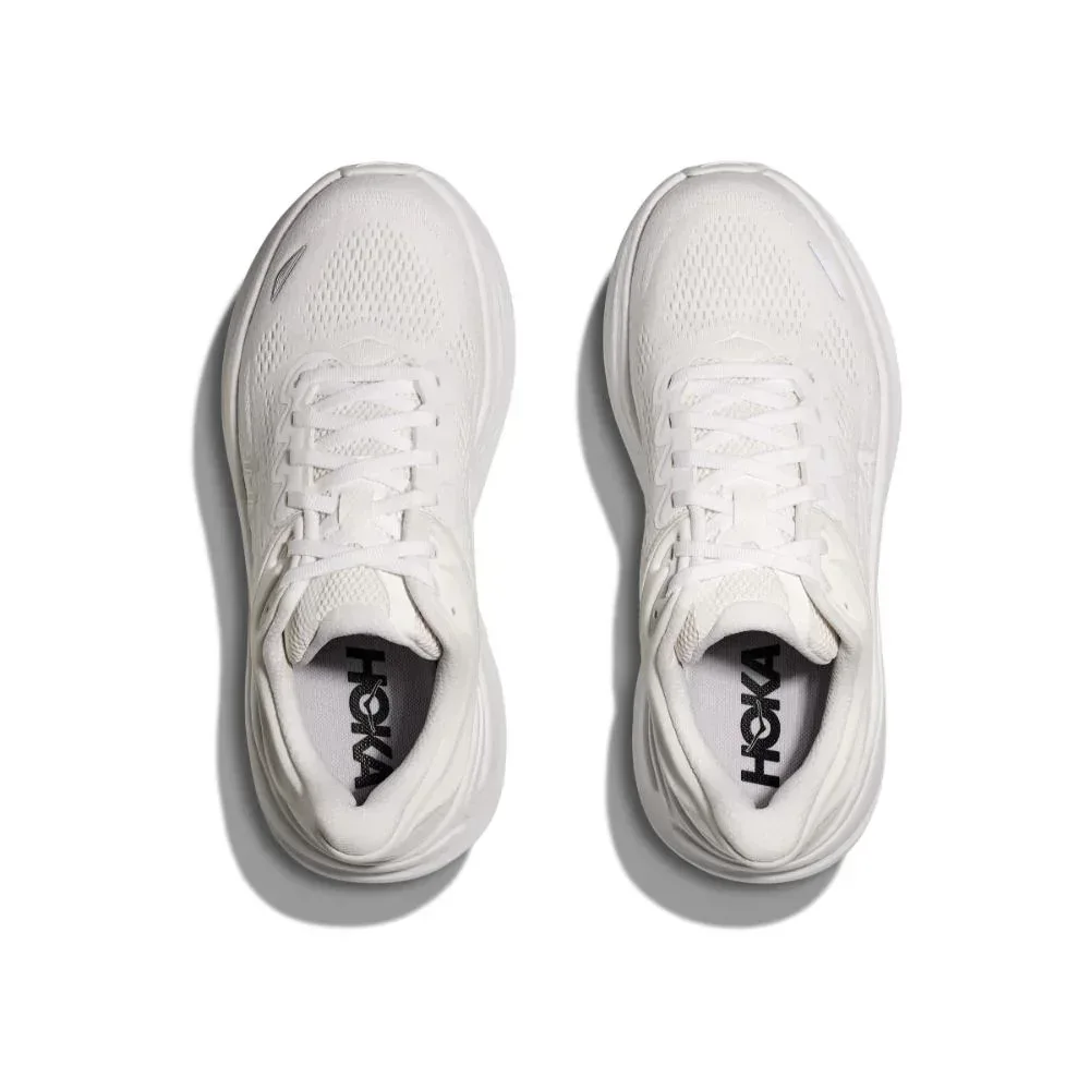 נעלי ריצה הוקה בונדי 9 אקסטרה רחבות לנשים Hoka BONDI 9 X-WIDE WHITE 1162016/WWH - Image 4