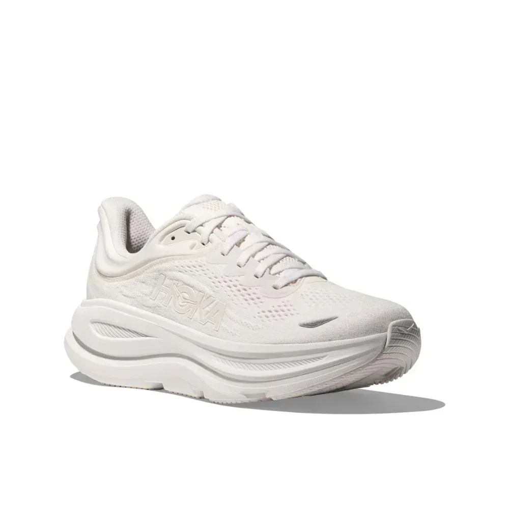 נעלי ריצה הוקה בונדי 9 אקסטרה רחבות לנשים Hoka BONDI 9 X-WIDE WHITE 1162016/WWH - Image 6