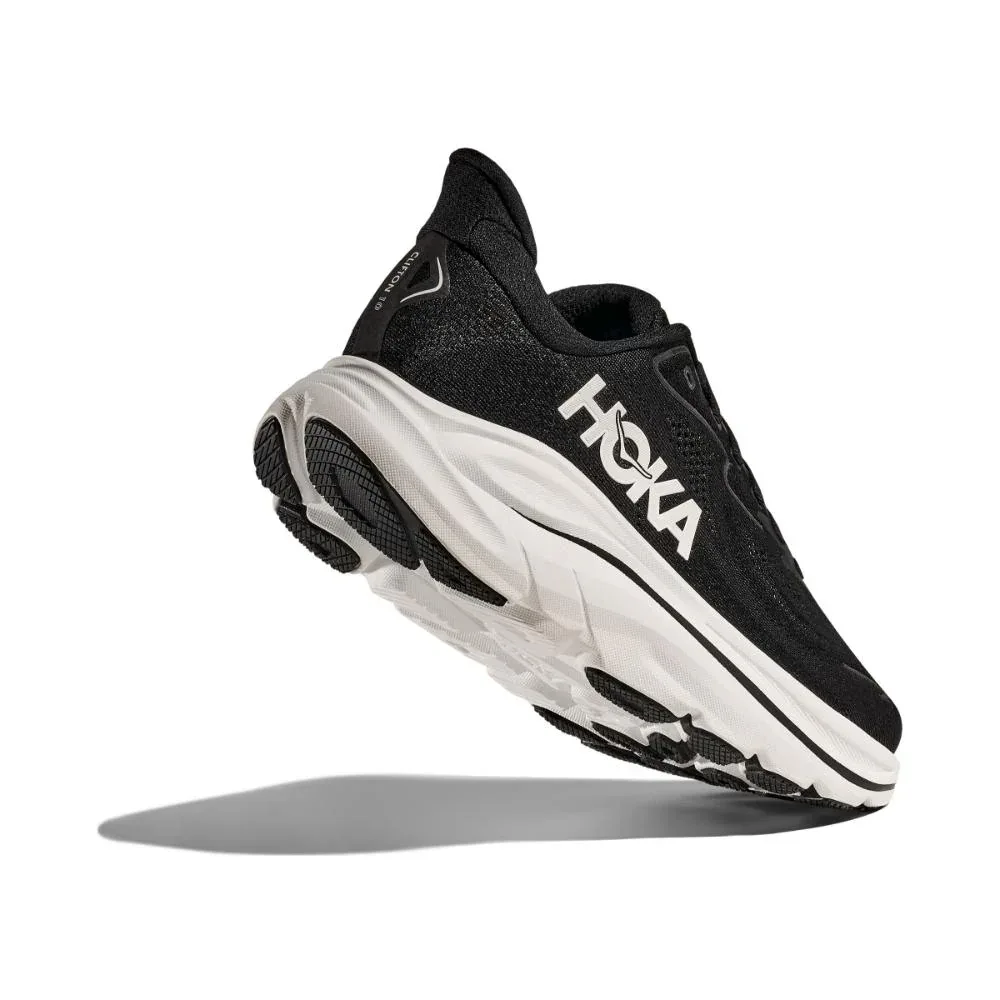 נעלי ריצה הוקה קליפטון 10 אקסטרה רחבות לנשים Hoka CLIFTON 10 X-WIDE 1162052/BWHT BLACK/WHITE - Image 4