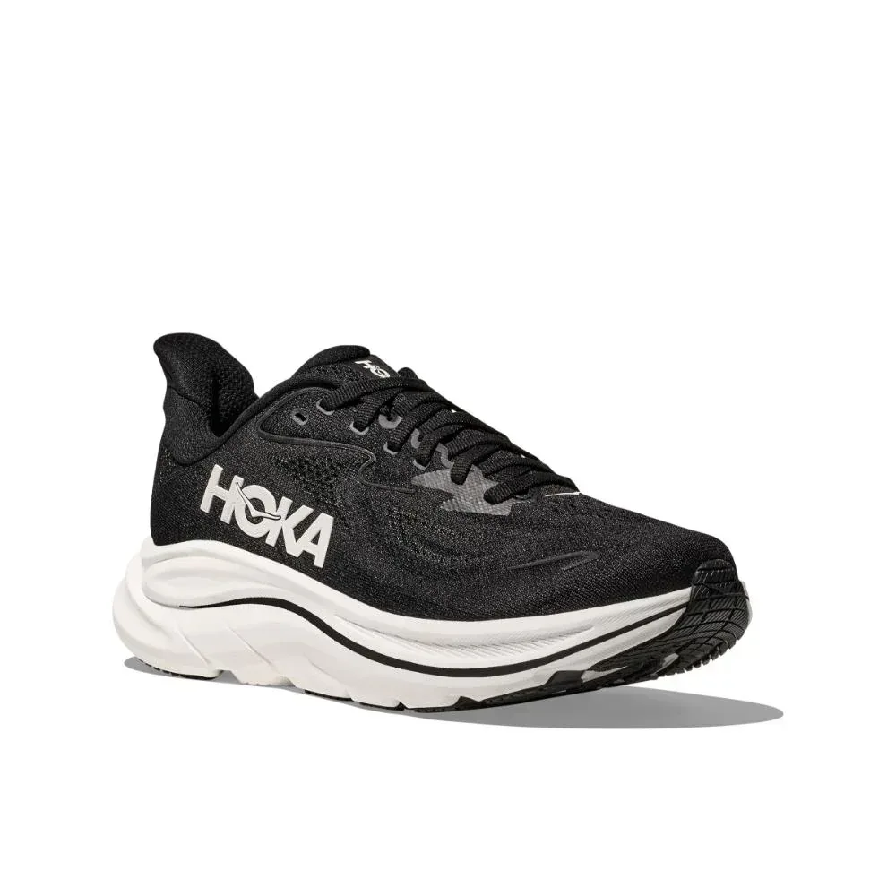 נעלי ריצה הוקה קליפטון 10 אקסטרה רחבות לנשים Hoka CLIFTON 10 X-WIDE 1162052/BWHT BLACK/WHITE - Image 6
