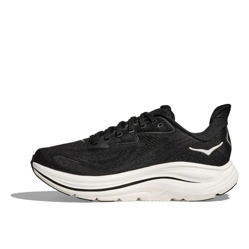 נעלי ריצה הוקה קליפטון 10 אקסטרה רחבות לנשים Hoka CLIFTON 10 X-WIDE 1162052/BWHT BLACK/WHITE - Image 8