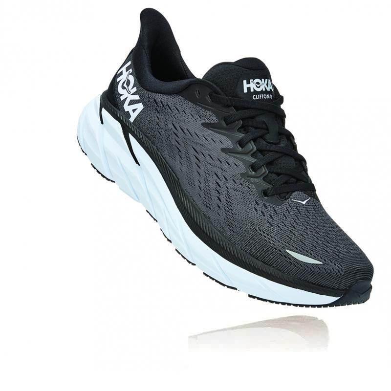 נעלי הוקה קליפטון 8 רחבות לגברים Hoka Clifton 8 M Wide 1121374/BWHT 2E - Image 5