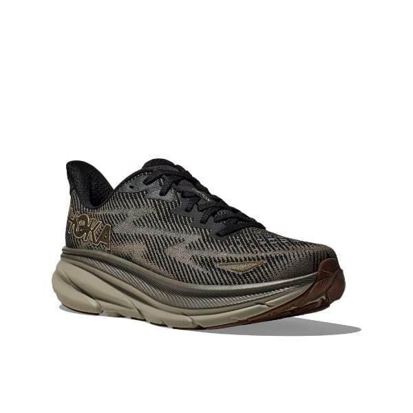 נעלי הוקה קליפטון 9 ירוק חאקי לגברים Hoka Clifton 9 1127895/BLCKS - Image 5