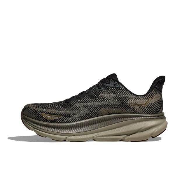 נעלי הוקה קליפטון 9 ירוק חאקי לגברים Hoka Clifton 9 1127895/BLCKS - Image 6