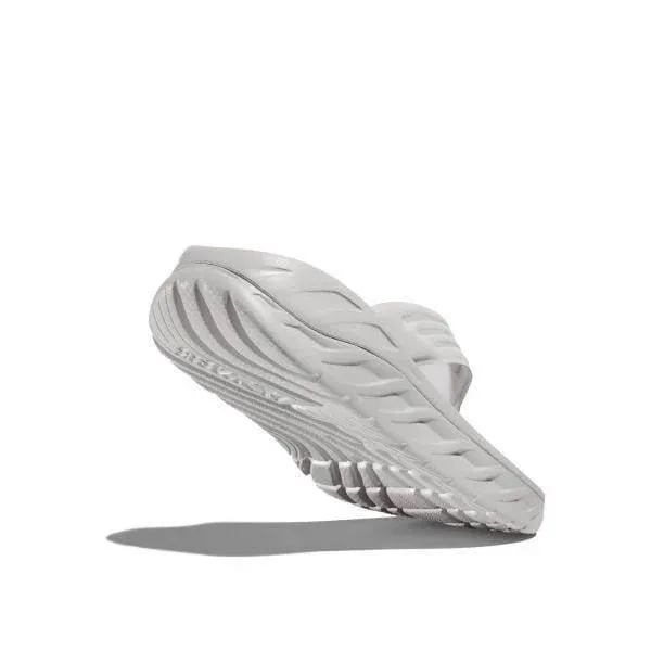 כפכפי התאוששות הוקה לגברים Hoka 1099675/LRWH-ORA RECOVERY FLIP-Grey/White - Image 2