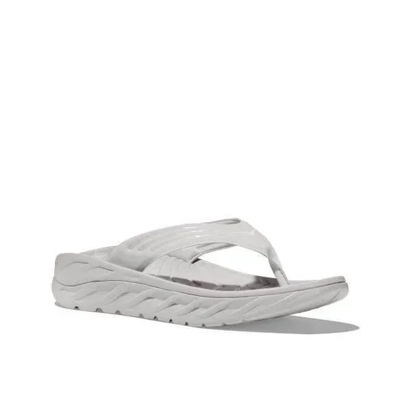 כפכפי התאוששות הוקה לגברים Hoka 1099675/LRWH-ORA RECOVERY FLIP-Grey/White - Image 3