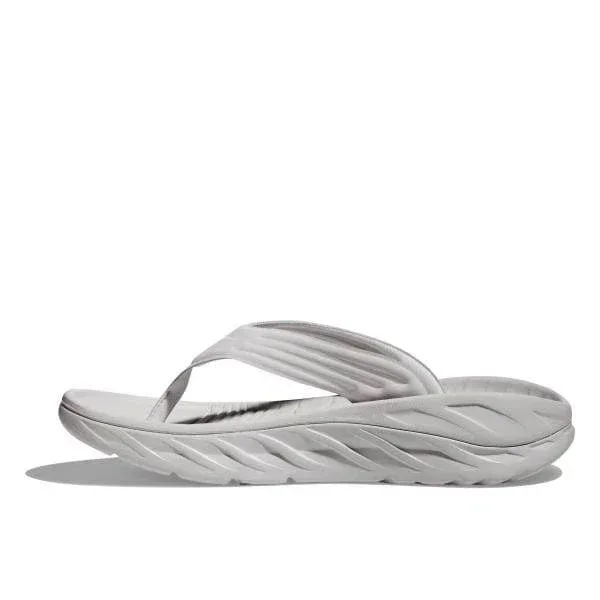 כפכפי התאוששות הוקה לגברים Hoka 1099675/LRWH-ORA RECOVERY FLIP-Grey/White - Image 4