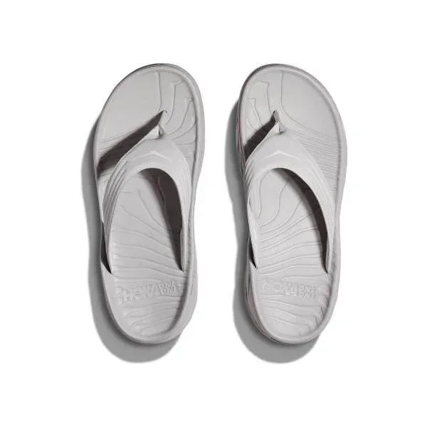 כפכפי התאוששות הוקה לגברים Hoka 1099675/LRWH-ORA RECOVERY FLIP-Grey/White - Image 5