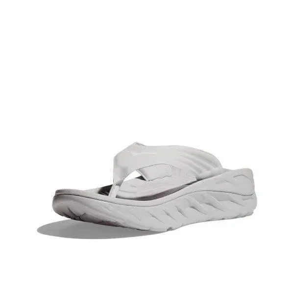 כפכפי התאוששות הוקה לגברים Hoka 1099675/LRWH-ORA RECOVERY FLIP-Grey/White - Image 6