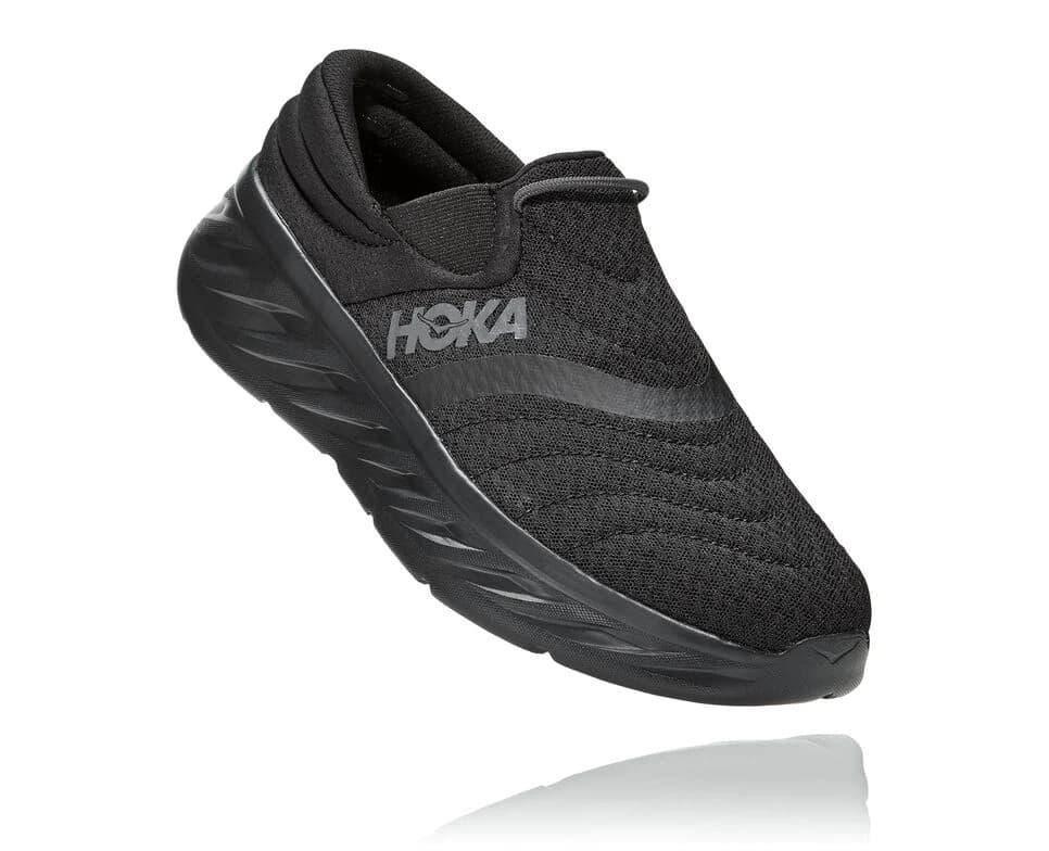 נעלי התאוששות ללא שרוכים הוקה Hoka M Ora Recovery Shoe 1119397/BBLC Black - Image 2