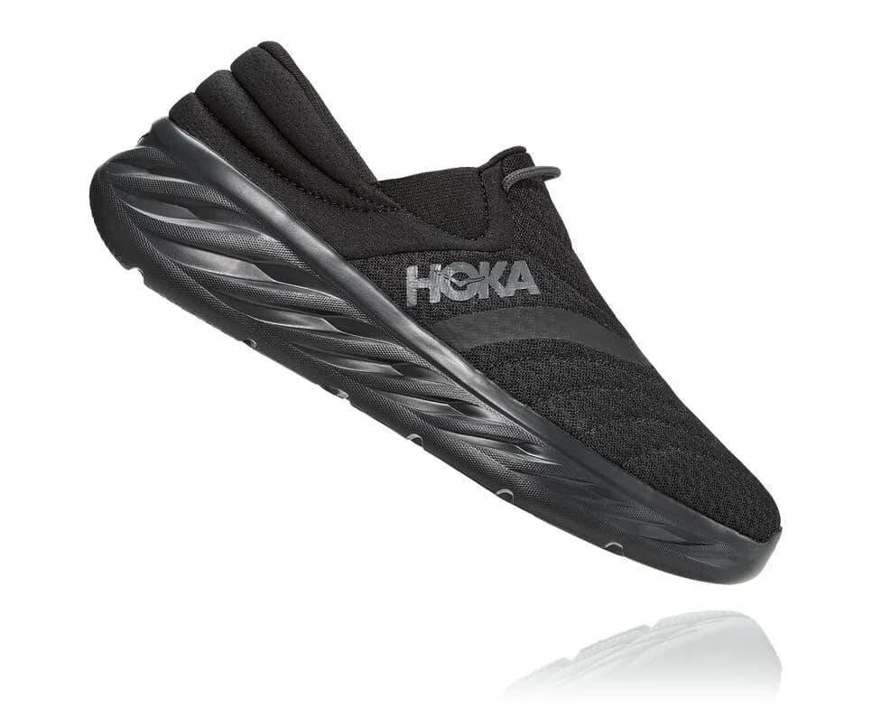 נעלי התאוששות ללא שרוכים הוקה Hoka M Ora Recovery Shoe 1119397/BBLC Black - Image 3
