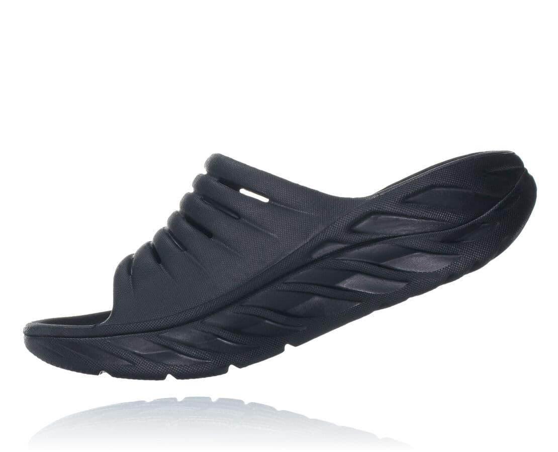 כפכפי התאוששות אורה הוקה לגברים בצבע שחור Hoka M Ora Recovery Slide  1099673/BBLC - Image 3