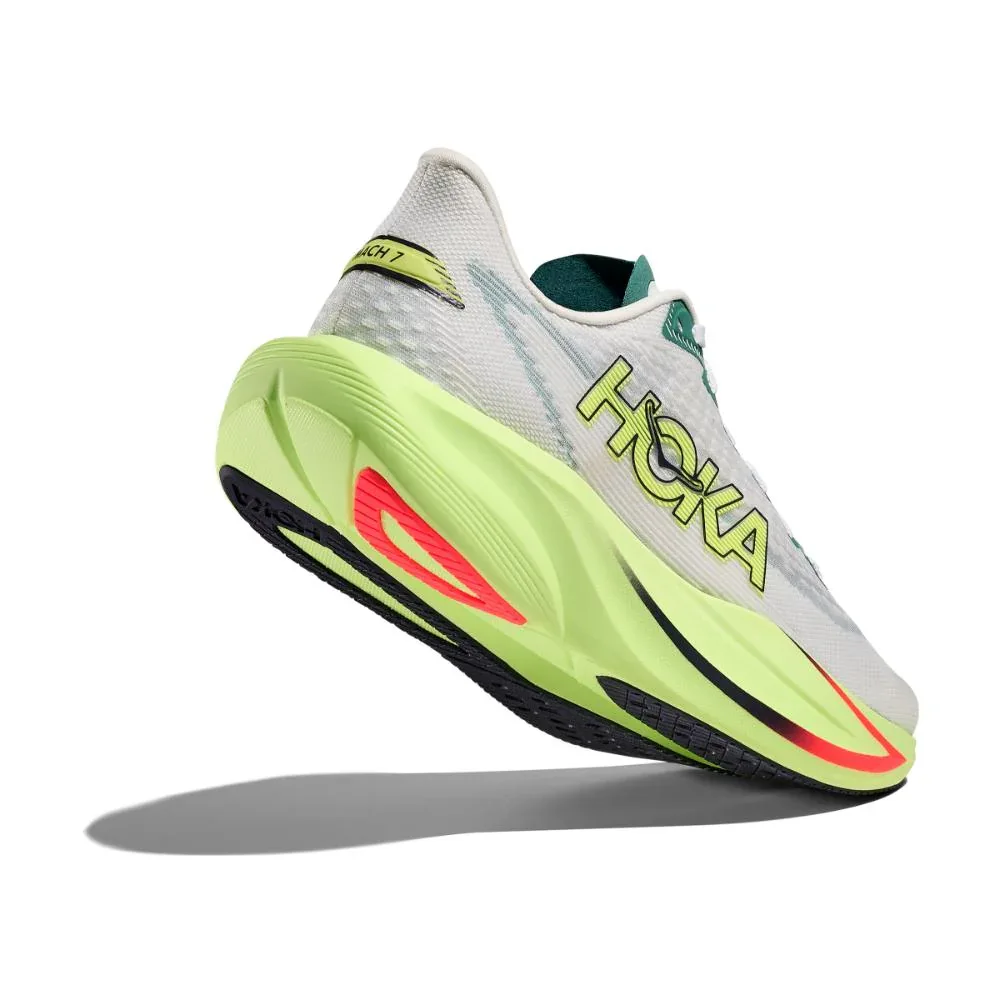 נעלי ריצה הוקה מאך 7 לנשים Hoka MACH 7 1171938/FYZ FROST/NEON - Image 4