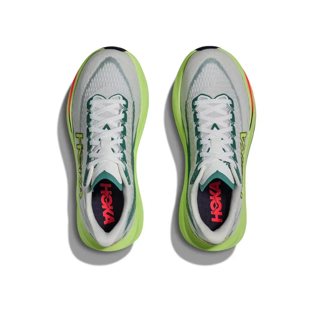 נעלי ריצה הוקה מאך 7 רחבות לגברים Hoka MACH 7 WIDE (2E) 1171905/FYZ FROST/NEON - Image 4