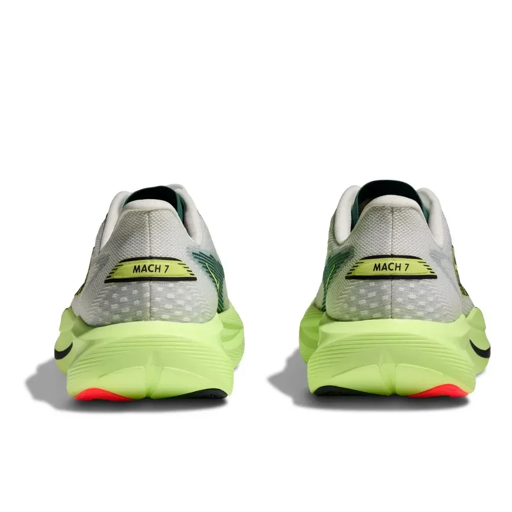נעלי ריצה הוקה מאך 7 רחבות לגברים Hoka MACH 7 WIDE (2E) 1171905/FYZ FROST/NEON - Image 5