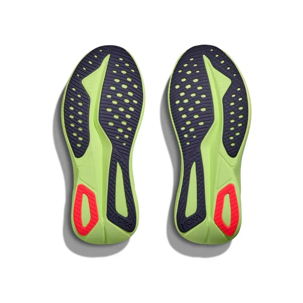 נעלי ריצה הוקה מאך 7 רחבות לגברים Hoka MACH 7 WIDE (2E) 1171905/FYZ FROST/NEON - Image 7
