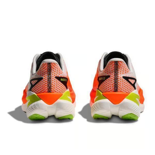 נעלי ריצה הוקה מאך איקס 3 לגברים Hoka MACH X 3 1168720/WNG WHITE/NEON - Image 5