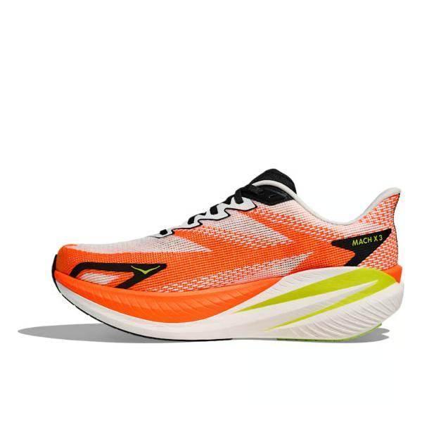 נעלי ריצה הוקה מאך איקס 3 לגברים Hoka MACH X 3 1168720/WNG WHITE/NEON - Image 7
