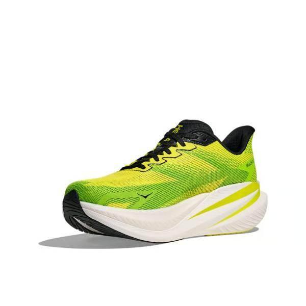 נעלי ריצה הוקה מאך איקס 3 רחבות לגברים Hoka MACH X 3 WIDE (2E) 1168871/NNHK NEON HOKA CITRUS - Image 2