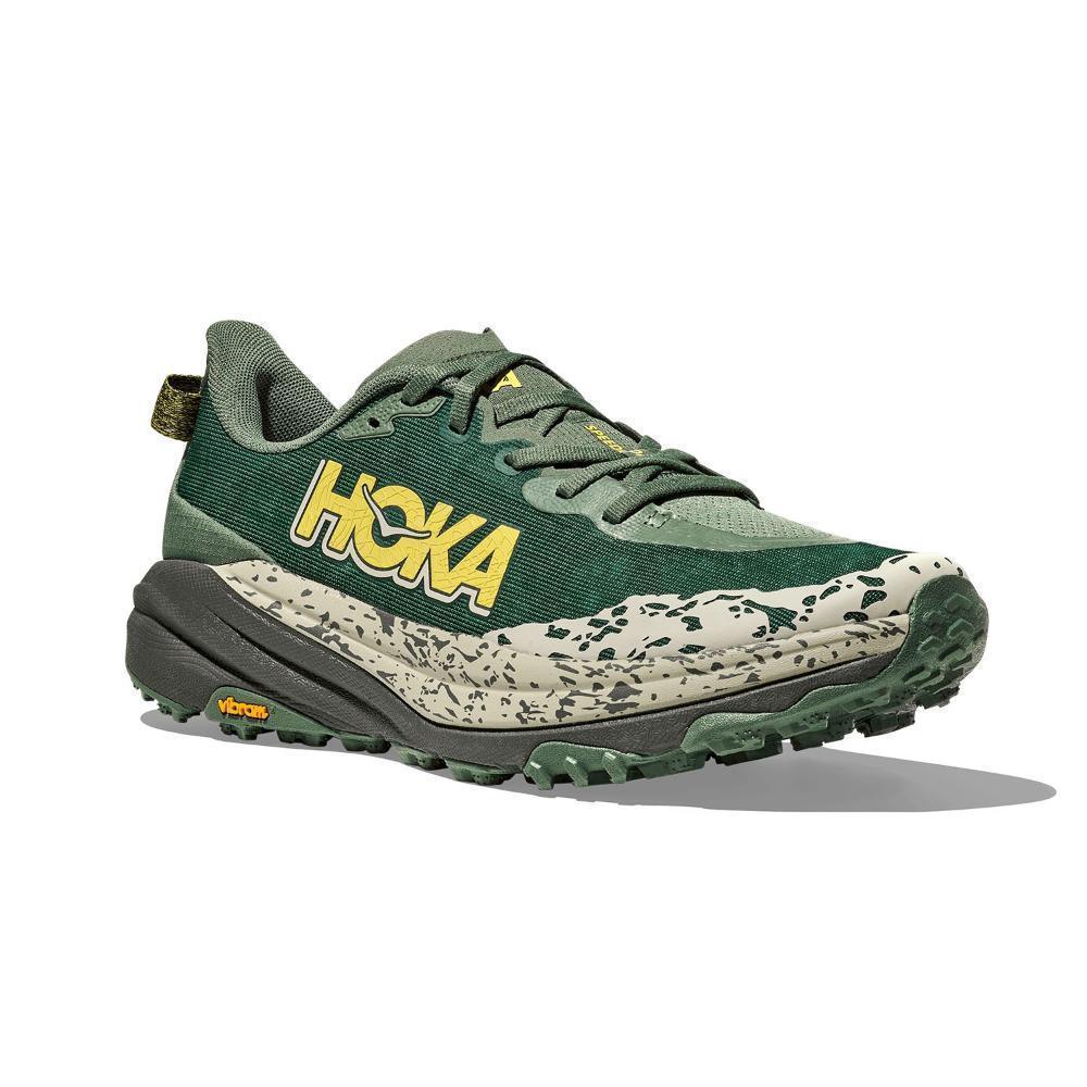 נעלי ריצת שטח ספידגוט 6 רחבות לגברים Hoka SPEEDGOAT 6 WIDE (2E) 1147830/FNS FERN/ASPHALT - Image 2