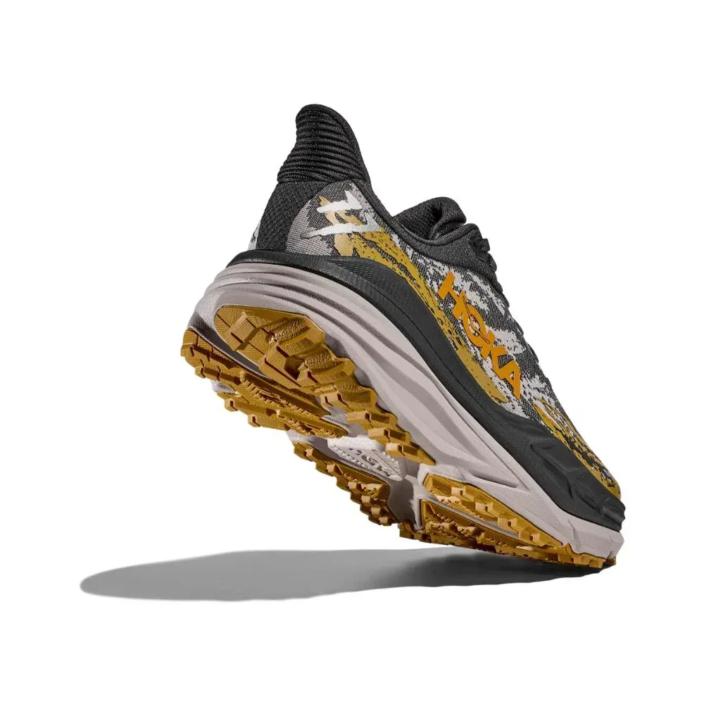 נעלי ריצת כביש/שטח הוקה סטינסון 7 לגברים Hoka STINSON 7 BLACK/CEMENT 1141530/BCMN - Image 3