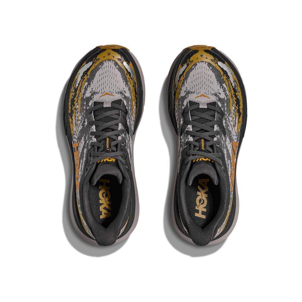 נעלי ריצת כביש/שטח הוקה סטינסון 7 לגברים Hoka STINSON 7 BLACK/CEMENT 1141530/BCMN - Image 4