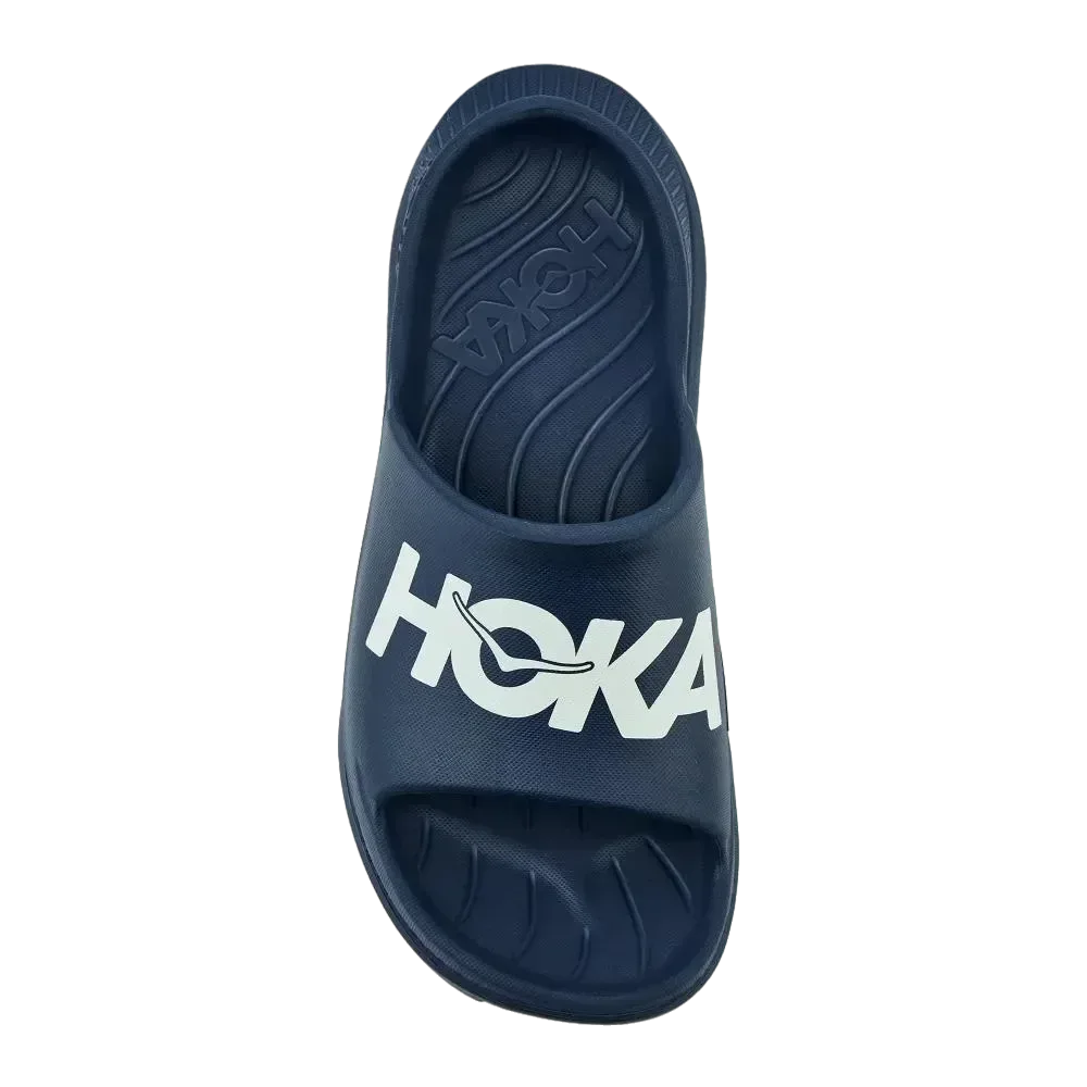 כפכפי אורה אתלטיקס סלייד לגברים ונשים Hoka U ORA ATHLETIC SLIDE  1155154/VYN Navy - Image 5