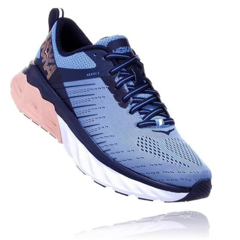 נעלי הוקה אראהי רחבות לנשים Hoka Arahi 3 Wide 1104100/Amin - Image 2