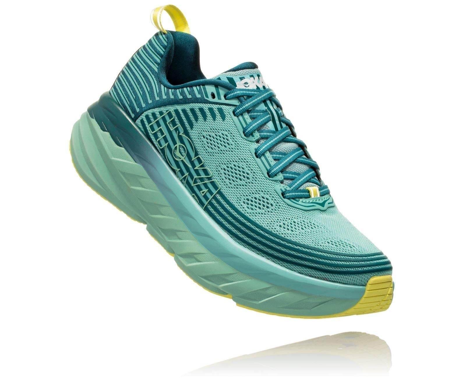 נעלי הוקה בונדי 6 לנשים בצבע ירקרק Hoka W Bondi 6 1019270/DAHZ - Image 3