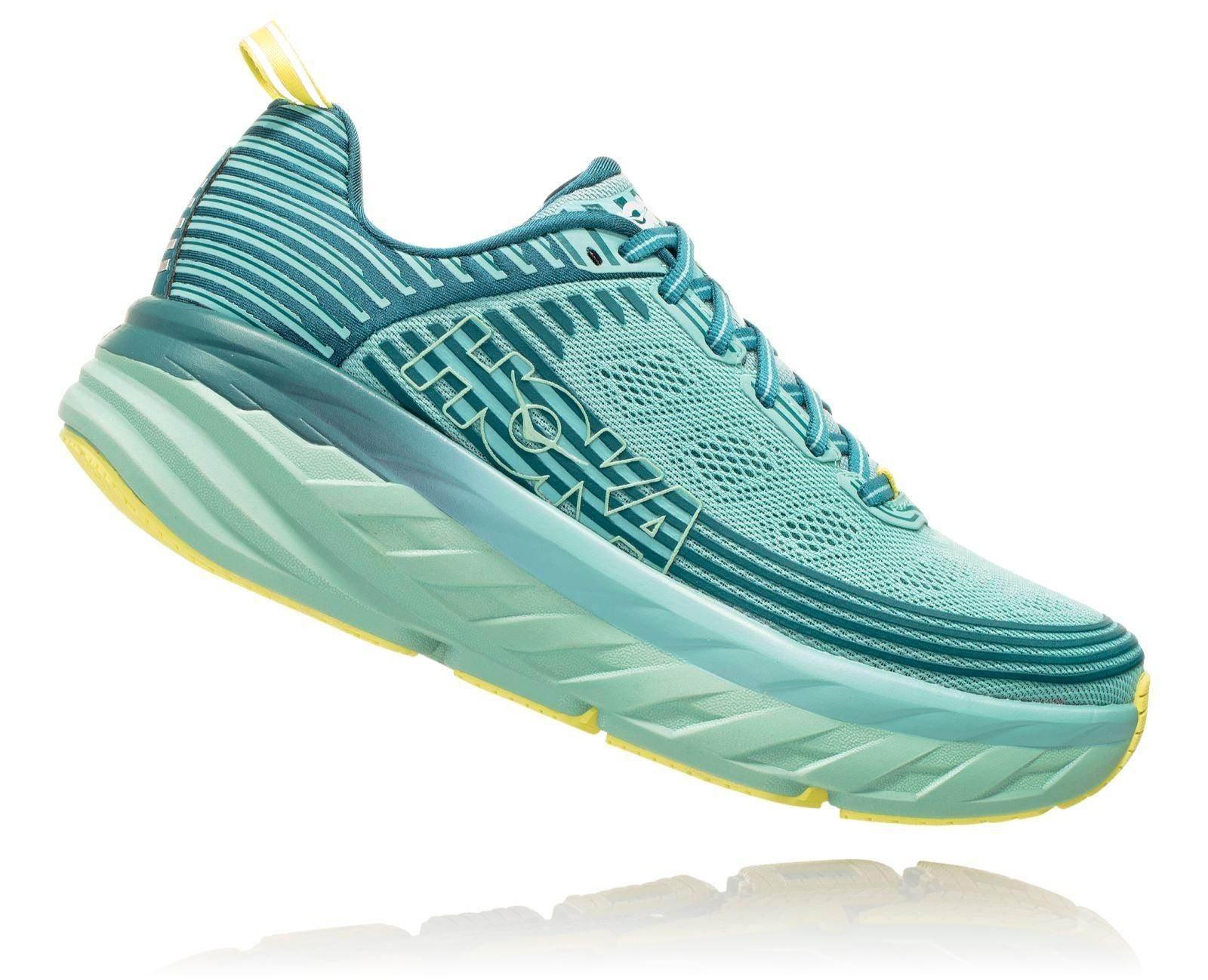 נעלי הוקה בונדי 6 לנשים בצבע ירקרק Hoka W Bondi 6 1019270/DAHZ - Image 4