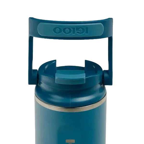 בקבוק שתיה תרמי Igloo Flip 'N' Sip Tumbler Light Blue 360Ml - Image 3