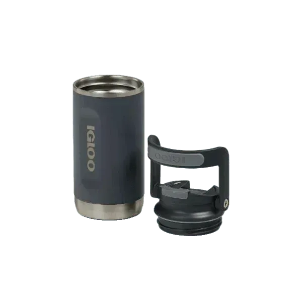 בקבוק שתיה תרמי Igloo Flip 'N' Sip Tumbler Light Gray 360Ml - Image 3