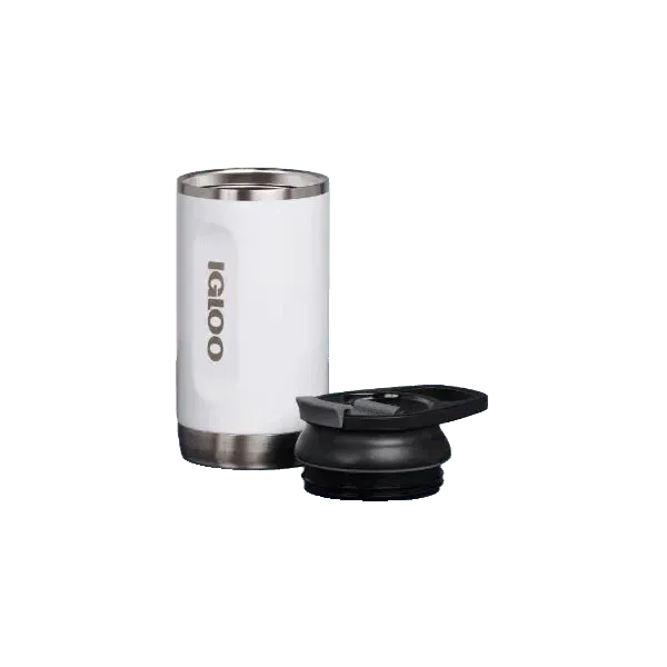 בקבוק שתיה תרמי Igloo Flip 'N' Sip Tumbler Light White 360Ml - Image 3