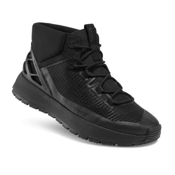 נעלי הליכה גבוהות קיזיק לגברים Kizik KIZ170M-060 Wasatch Mid-BLACK - Image 3