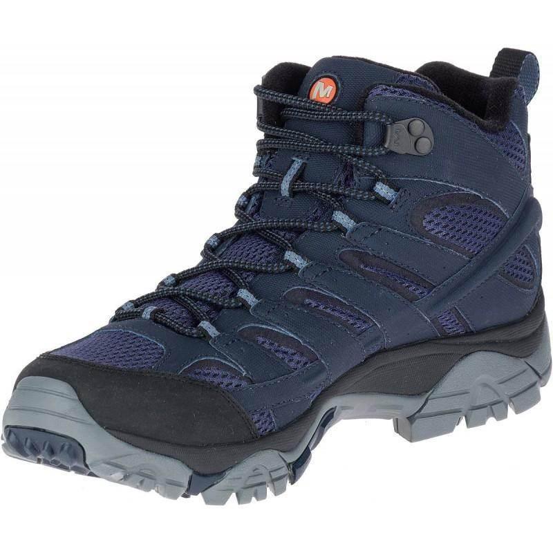 נעלי טיולים מירל לגברים Merrell J12123 MOAB 2 MID GTX Navy - Image 3