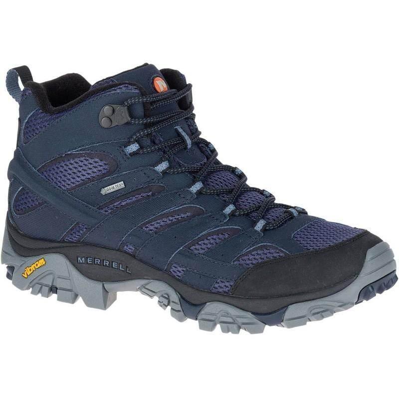 נעלי טיולים מירל לגברים Merrell J12123 MOAB 2 MID GTX Navy - Image 4