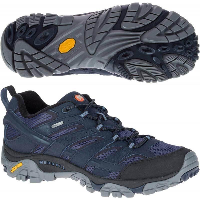 נעלי טיולים מירל לגברים Merrell J12135 MOAB 2 GTX Navy - Image 3