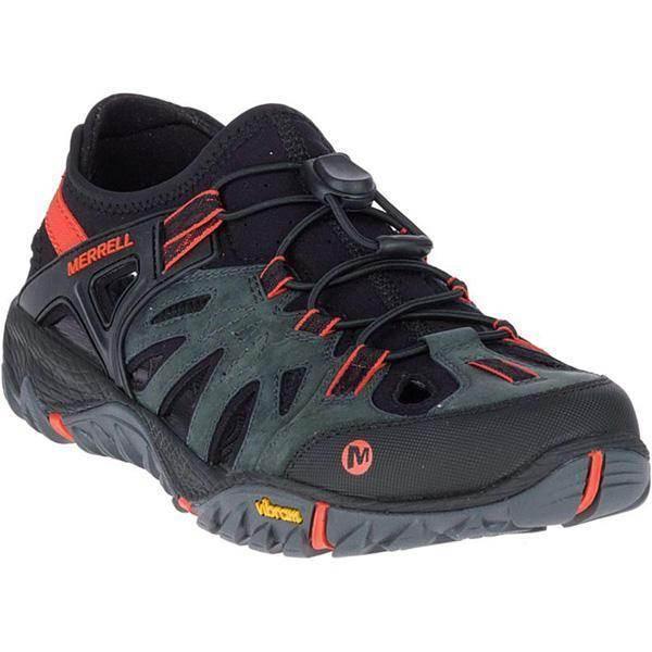 סנדלי טיולים מירל לגברים Merrell J12647 ALL OUT BLAZE SIEVE Black/Orange - Image 2