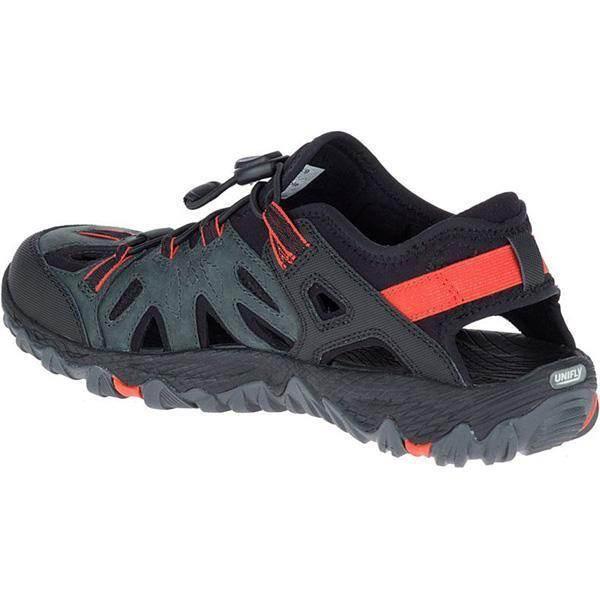 סנדלי טיולים מירל לגברים Merrell J12647 ALL OUT BLAZE SIEVE Black/Orange - Image 4