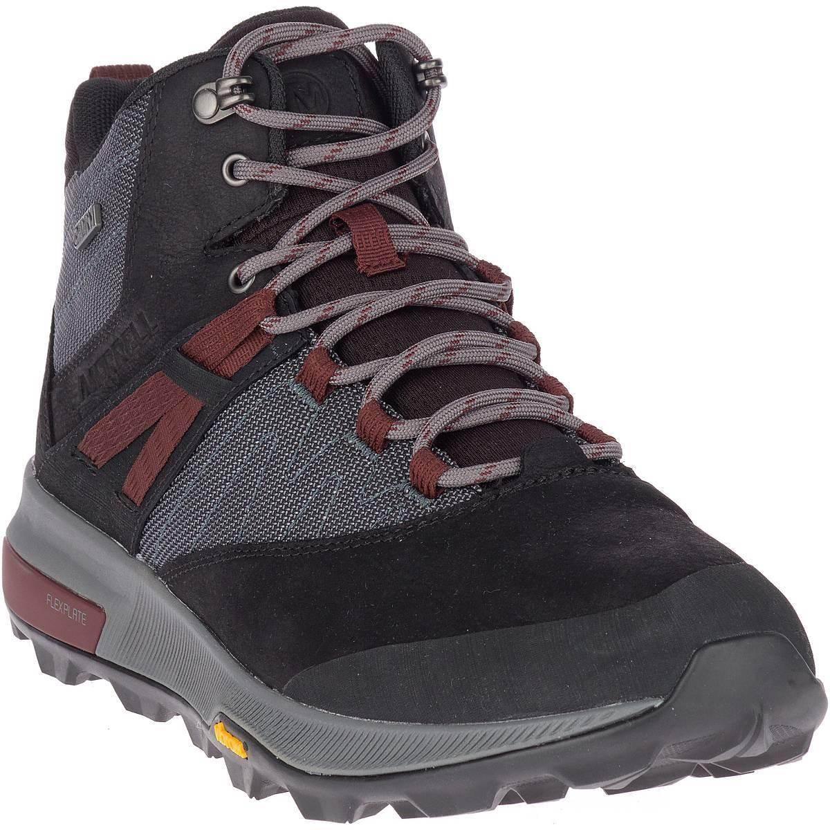 נעלי טיולים מירל לגברים Merrell J16885 ZION MID WP Black - Image 2