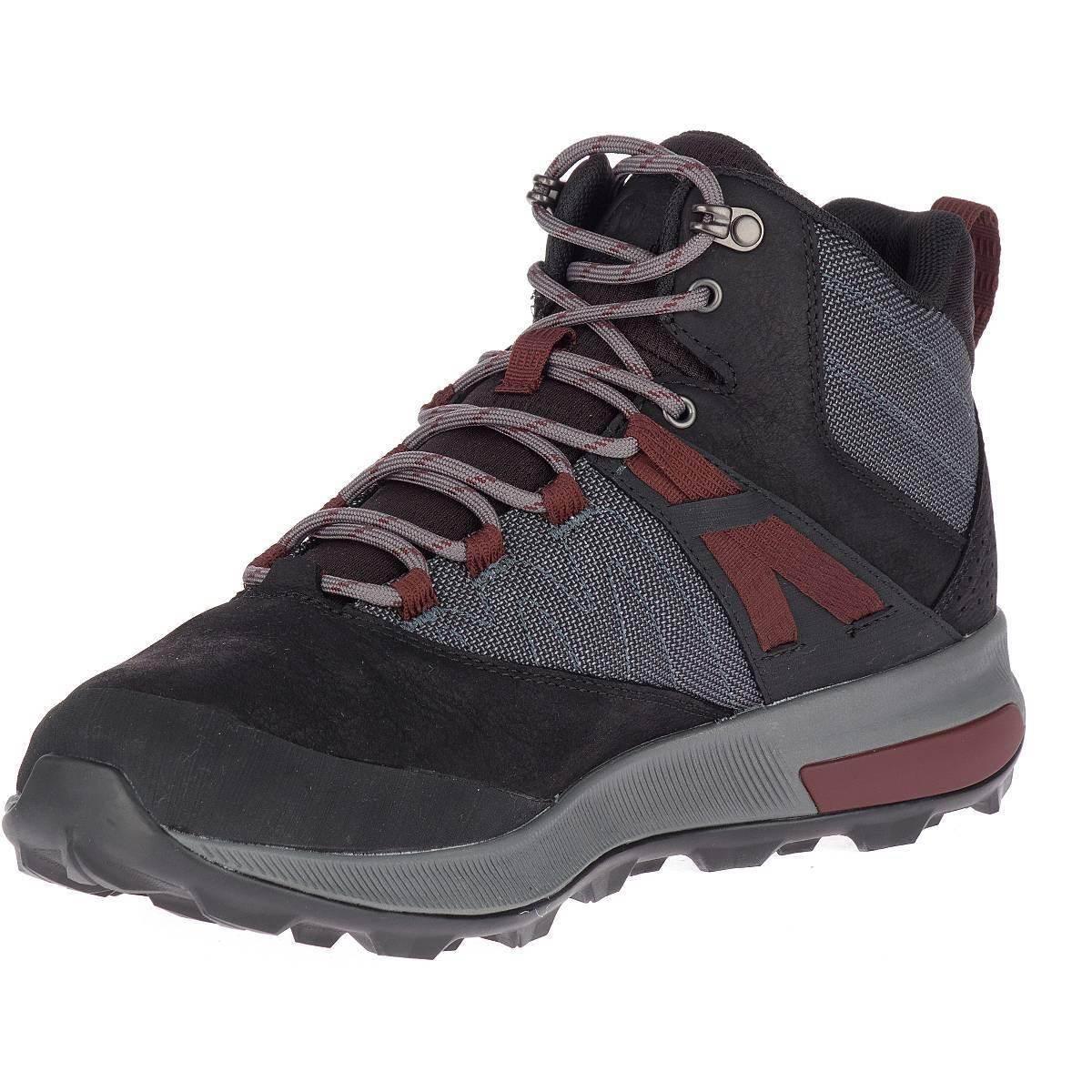 נעלי טיולים מירל לגברים Merrell J16885 ZION MID WP Black - Image 3