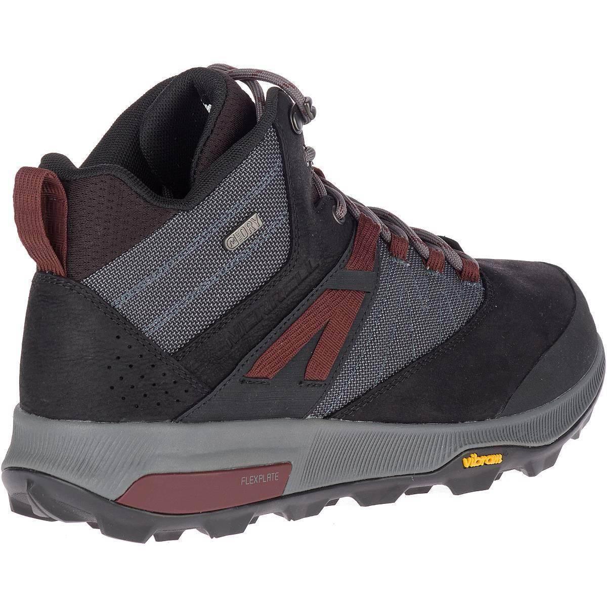 נעלי טיולים מירל לגברים Merrell J16885 ZION MID WP Black - Image 6